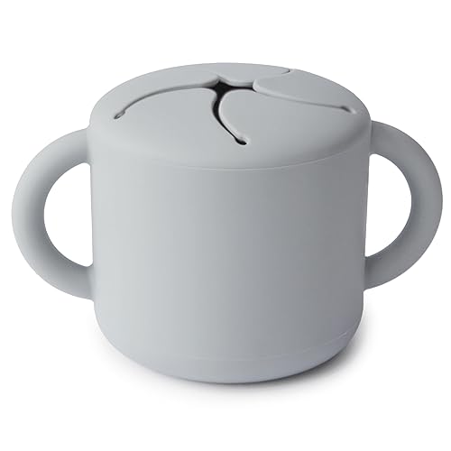 Miniatura 27 de mushie x Bluey Taza para merienda de silicona | Contenedor de alimentos a prueba de derrames para niños pequeños y bebés (Bluey Sage)