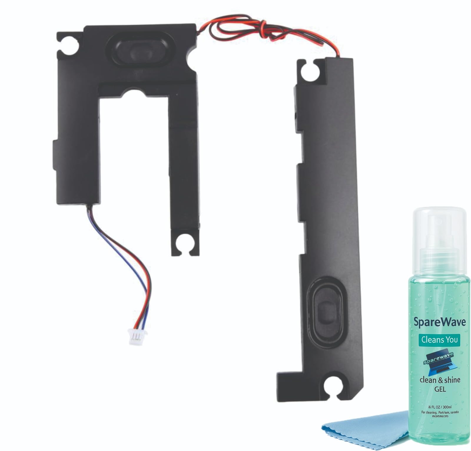 Compatible Laptop Internal Speaker for Dell Inspiron 5593 | 5594 | Dell Vostro 3501 | 3502 | 3504 | 3505 | 0X42FT | PK230010FOO | L & R Speaker | Comes with Complimentary Laptop Clean & Shine Gel |-image-40