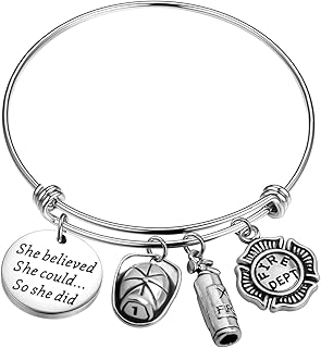 Woman Firefighter Gift Firewoman Gift Fire Dept Gift Firefighter Mom Gift She Believed She Could So She Did Firefighter Wife Mom Girlfriend Gift