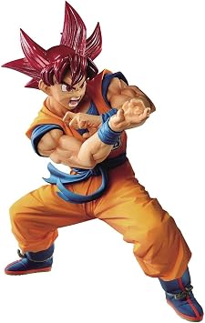 Banpresto Dragonball Super Blood of Saiyans -Special VI- Super Saiyan God Goku, Multicolor | Dragonball Super 6 Inch Static Figure Blood Of Saiyans - Super Saiyan God Son Goku V6