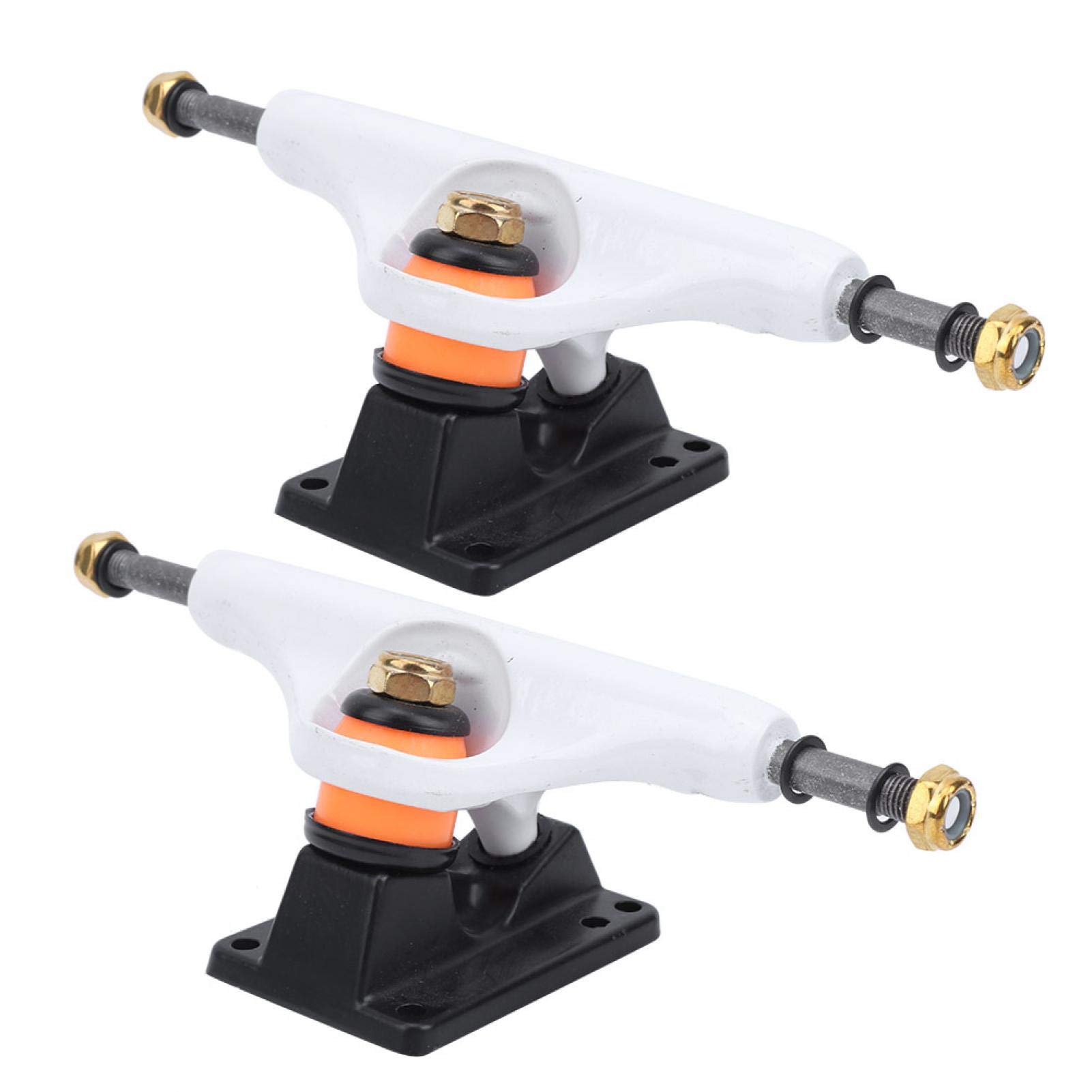 Keenso Trucks Skateboard in Alluminio, 2 Pezzi, Leggeri E Robusti, per Skateboarding, Street E Park, Sport Estremo