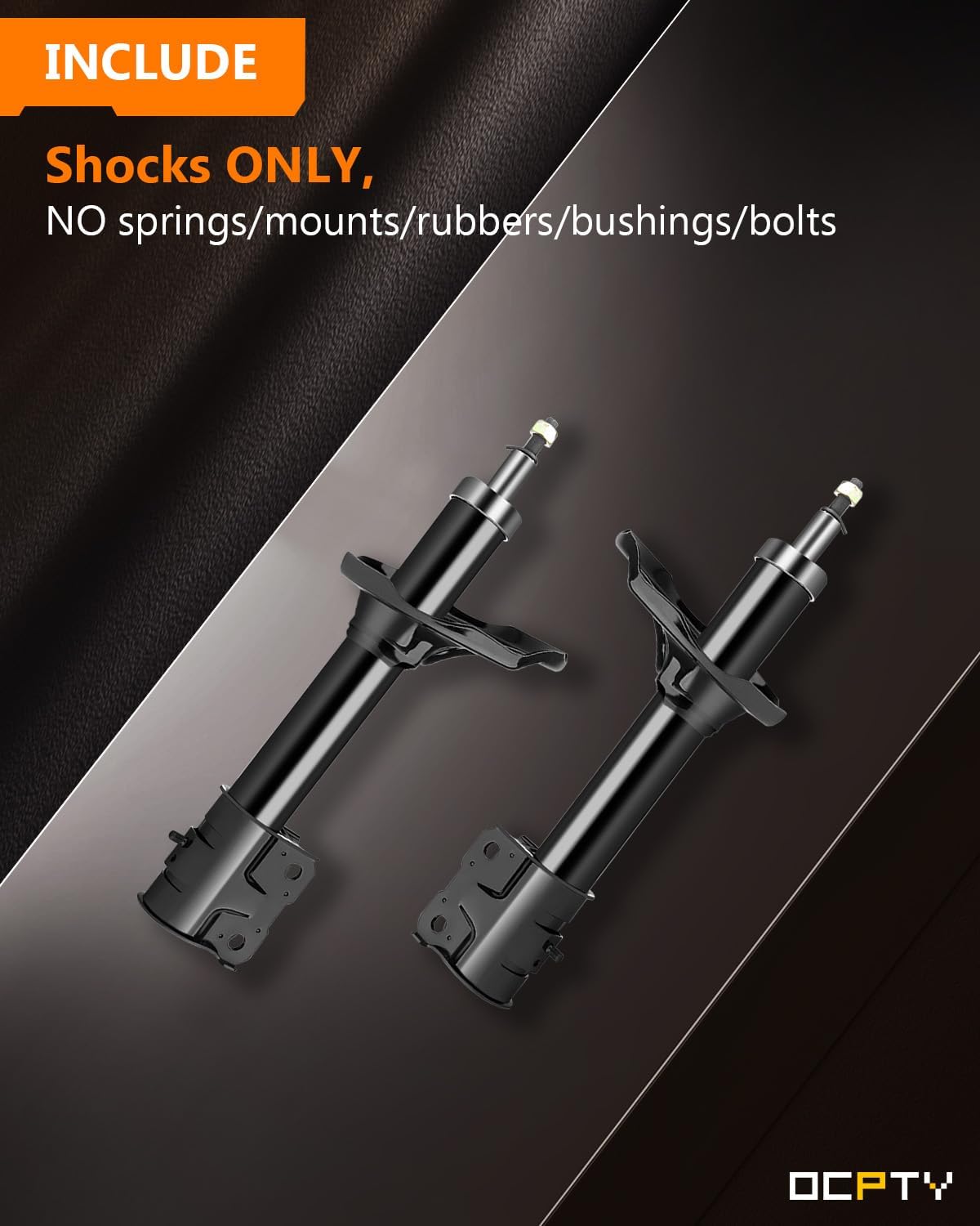 Struts Shocks,OCPTY Shock Absorbers Front Fits 2003-2006 for Mitsubishi Outlander 334368-2pcs