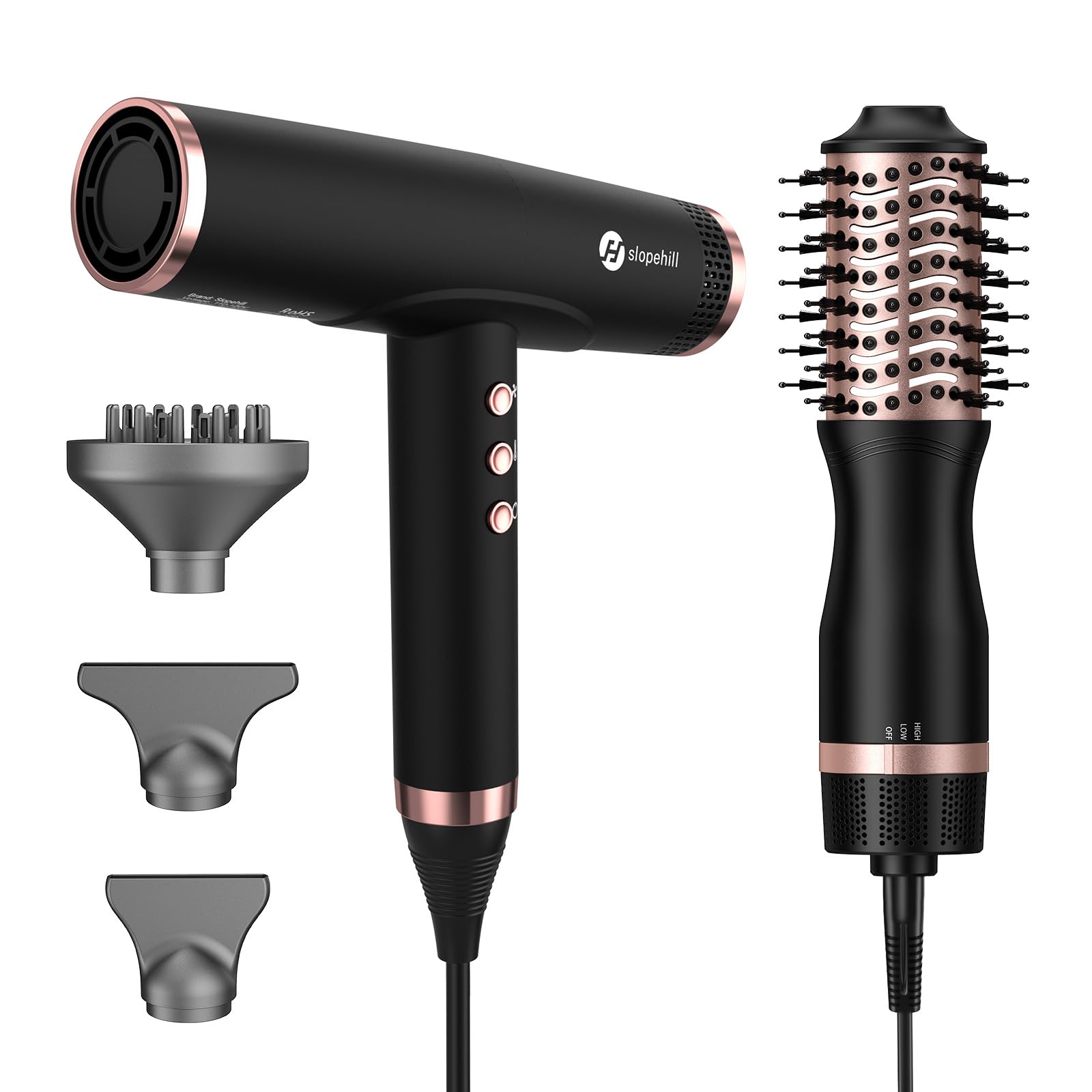 slopehill Hair Dryer with Brush