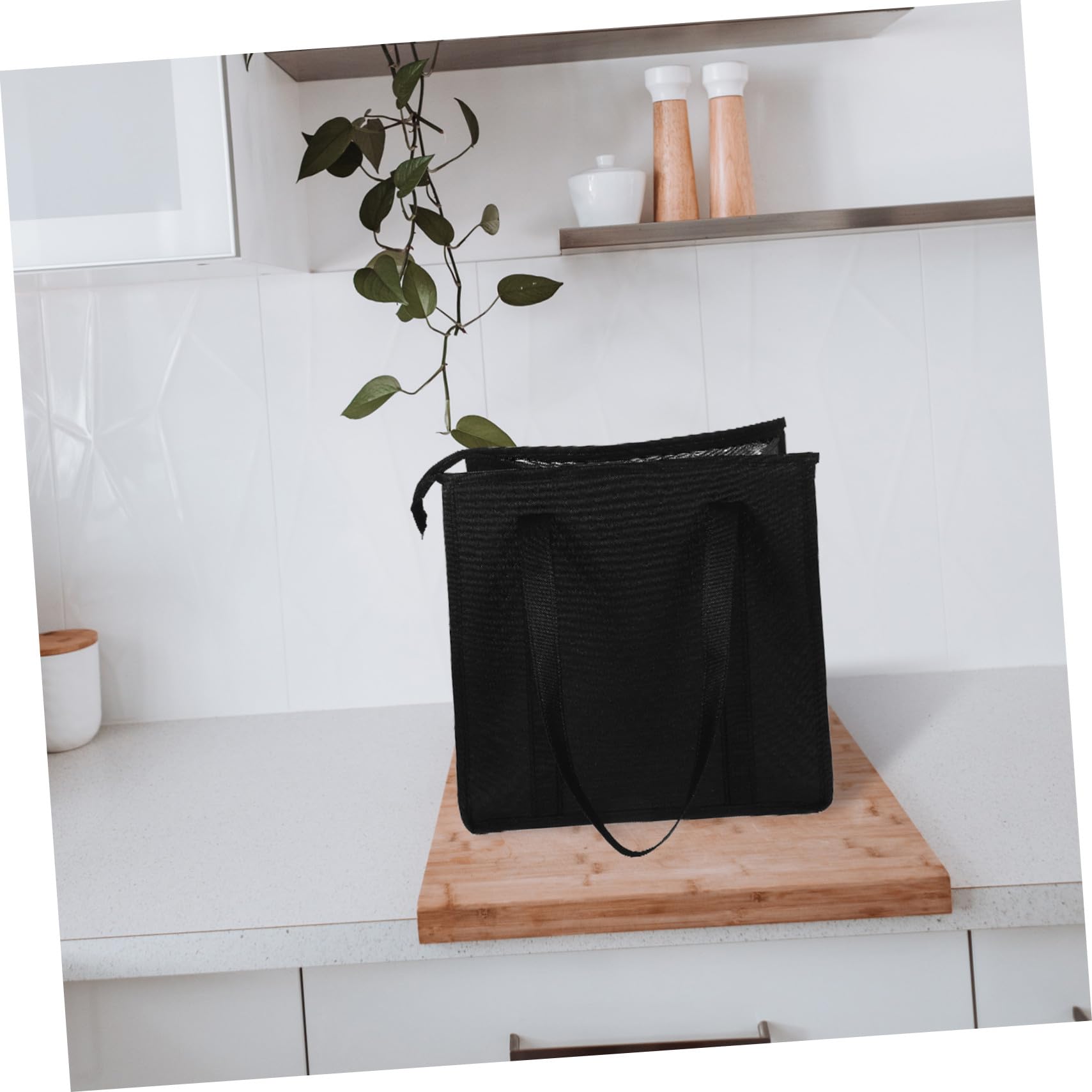 Bolsa Térmica Portátil y Plegable Interior Espacioso y Material de Aluminio Aislamiento para Mantener Alimentos Frescos y Calientes para Supermercado