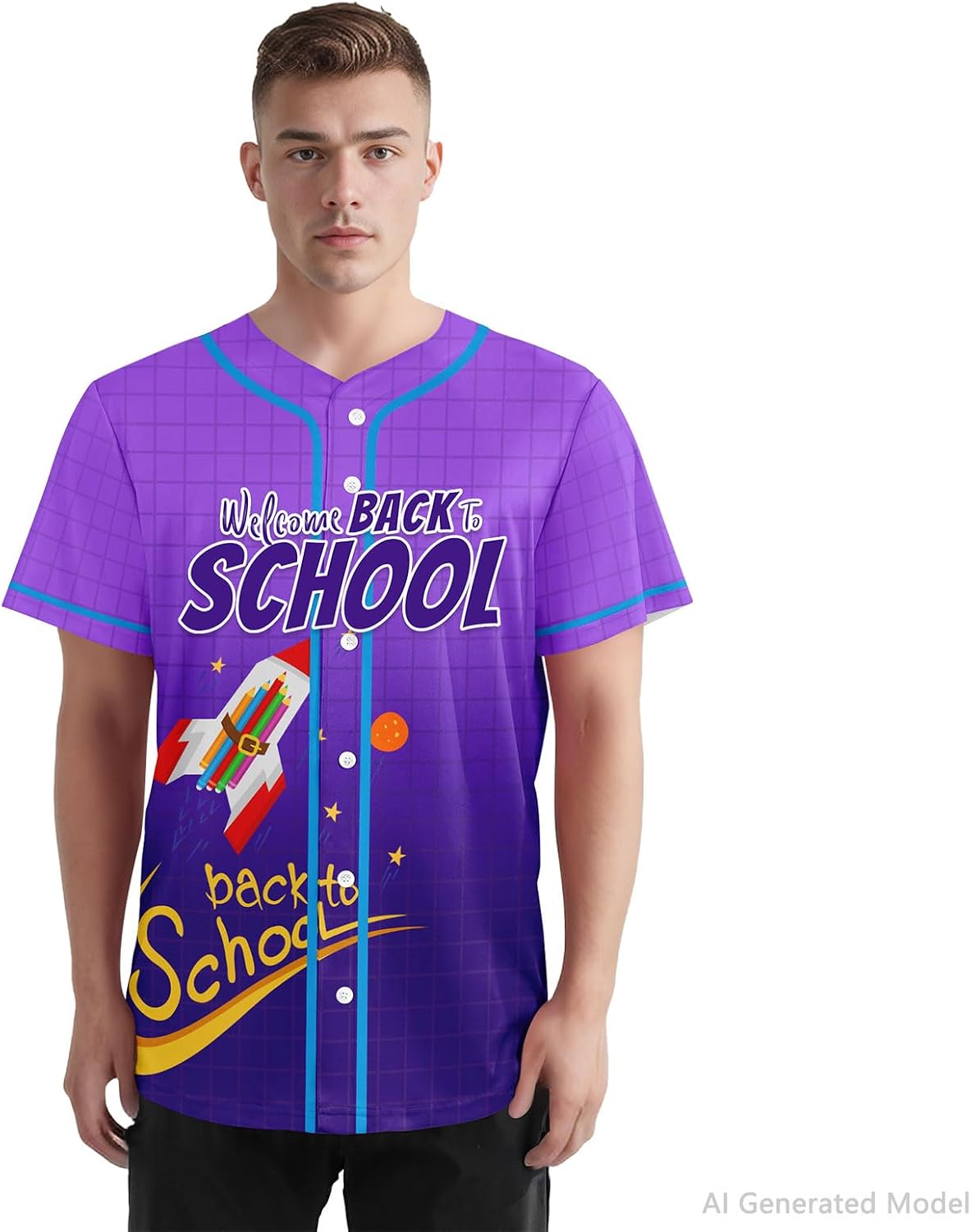 Custom Welcome Back to School Baseball Jersey, First Day of School Softball Shirt for Teachers Students Staff