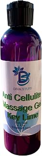 Anti Cellulite Massage Gel with Caffeine,Grapefruit & Juniper Berry, Key Lime Pie Scent, By Kym's Diva Stuff