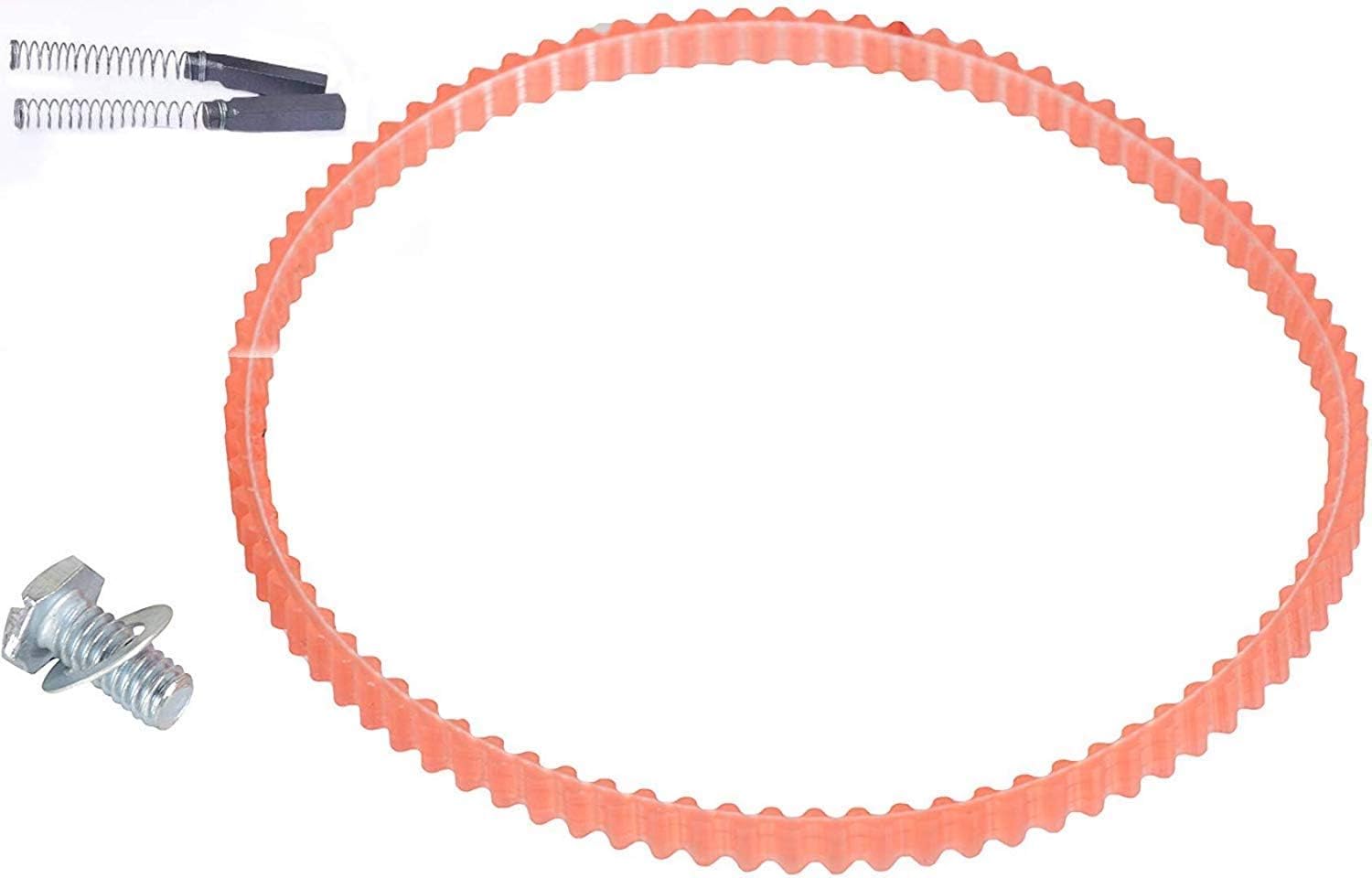 Sewing Machine Motor 1 Belt and 2 Carbon for Sewing Machine Motor Accessories (Orange)