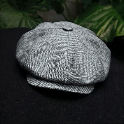 SLATIOM Berretto Cappello Gatsby Ottagonale Cappelli ottagonali Retro  British Newsboy Cap Uomo e donna Outdoor Cappellini casual universali  (Color : D, Size : 56-58cm) : Amazon.it: Abbigliamento