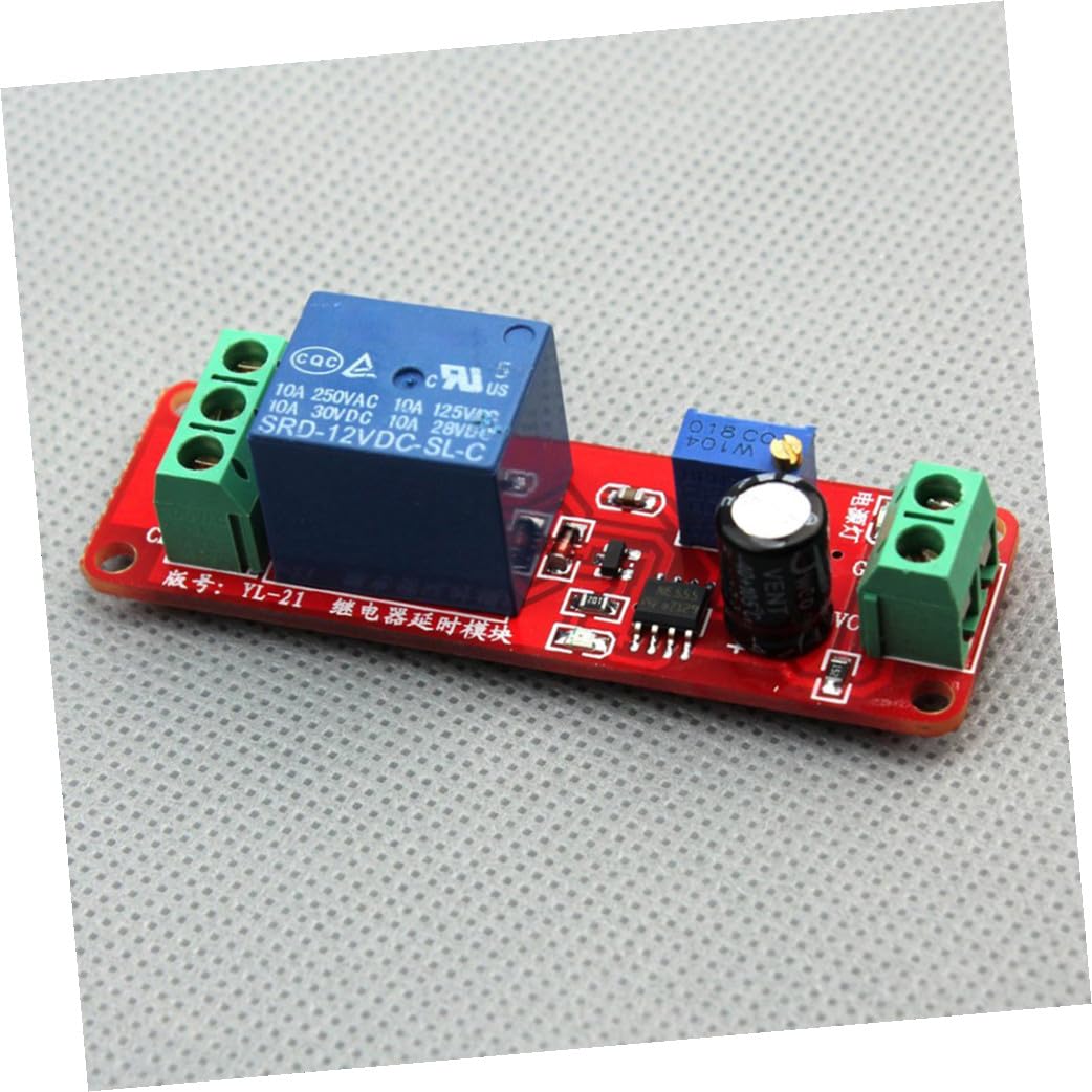 PRETYZOOM 2pcs 12V Delay Timer Relay Module Automatic Timer Switch for Car Lighting Time Delay Relay for Automotive Applications