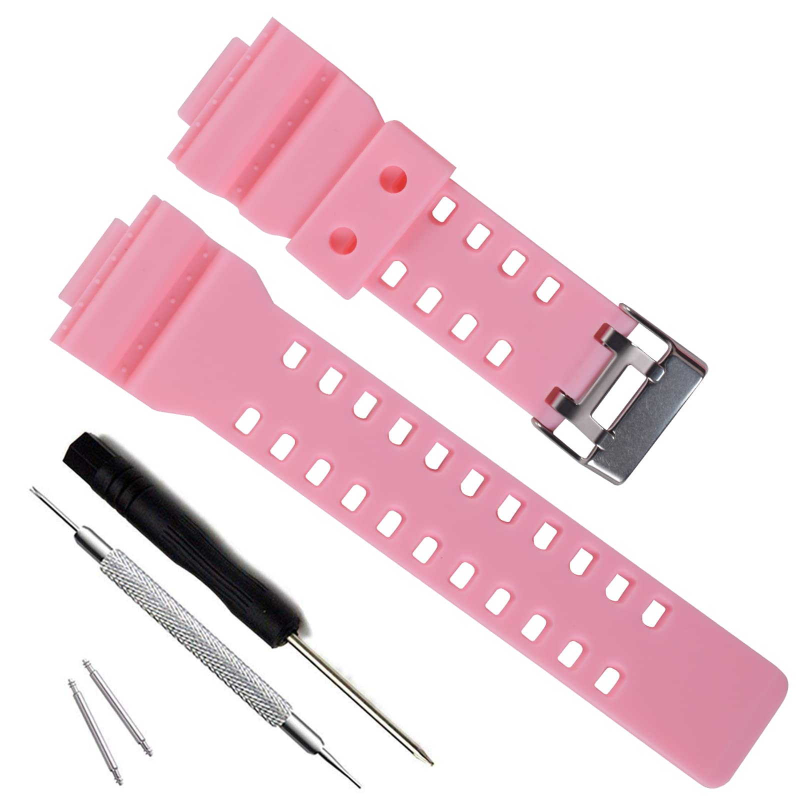 MyTimeNatural Resin Replacement Watch Band Strap for Casio Mens G-Shock GD120/GA-100/GA-110/GA-100C