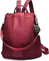 Vista 13 de Mochila impermeable liviana de nailon antirrobo para mujer, Caqui, M