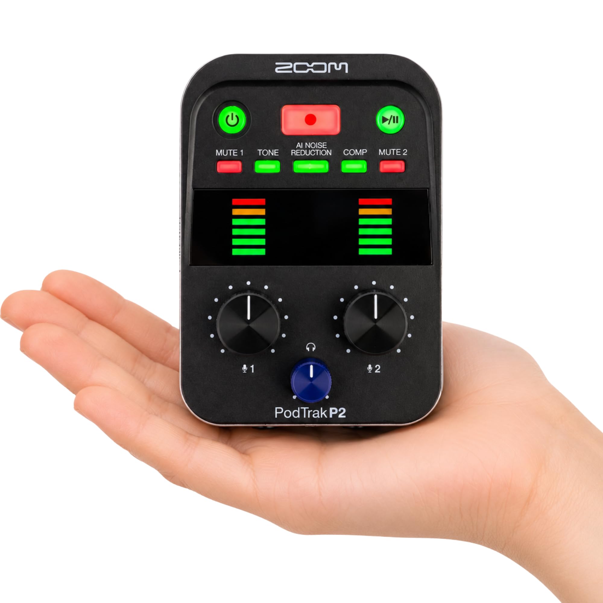Amazon | ZOOM(ズーム) P2 超小型USBレコーダー | ポッドキャスト,AI