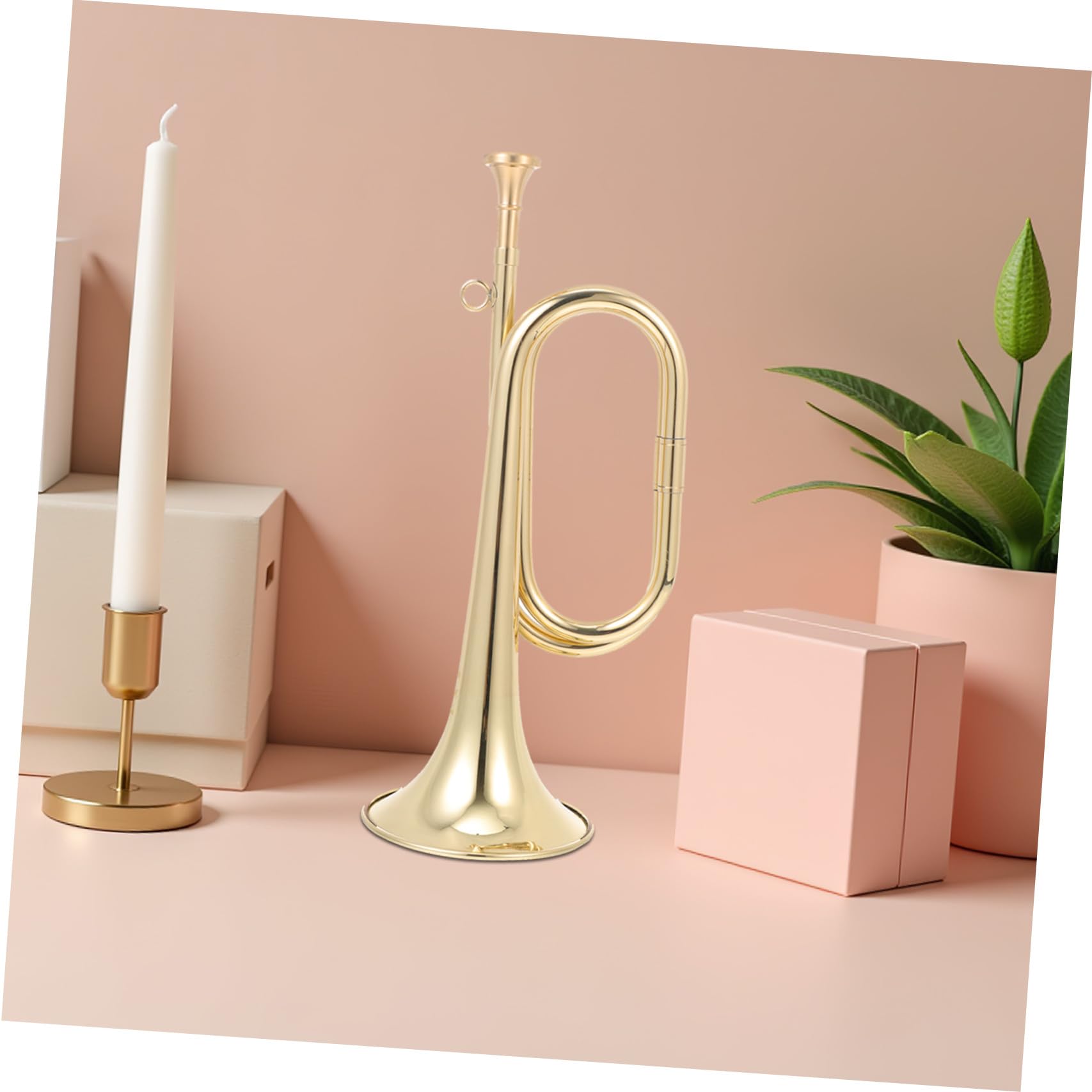 iplusmile Tromba in Ottone Resistente per Strumento Musicale Professionale per Principianti Uso Scolastico e Performance