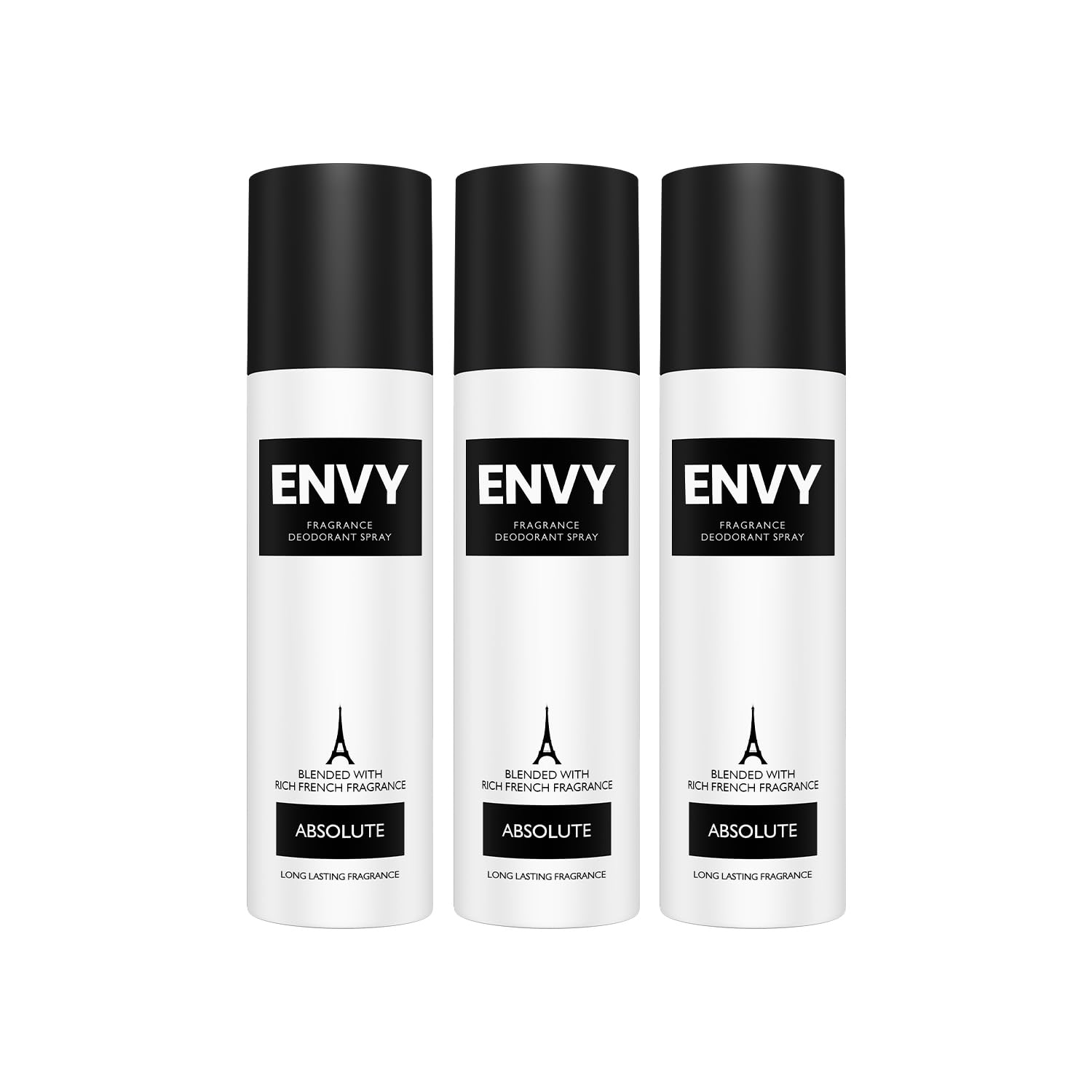ENVY Absolute Deodorant For Men -140 ML Each, Pack of 3 | Long Lasting Deodorant Fragrance Scent-image-20