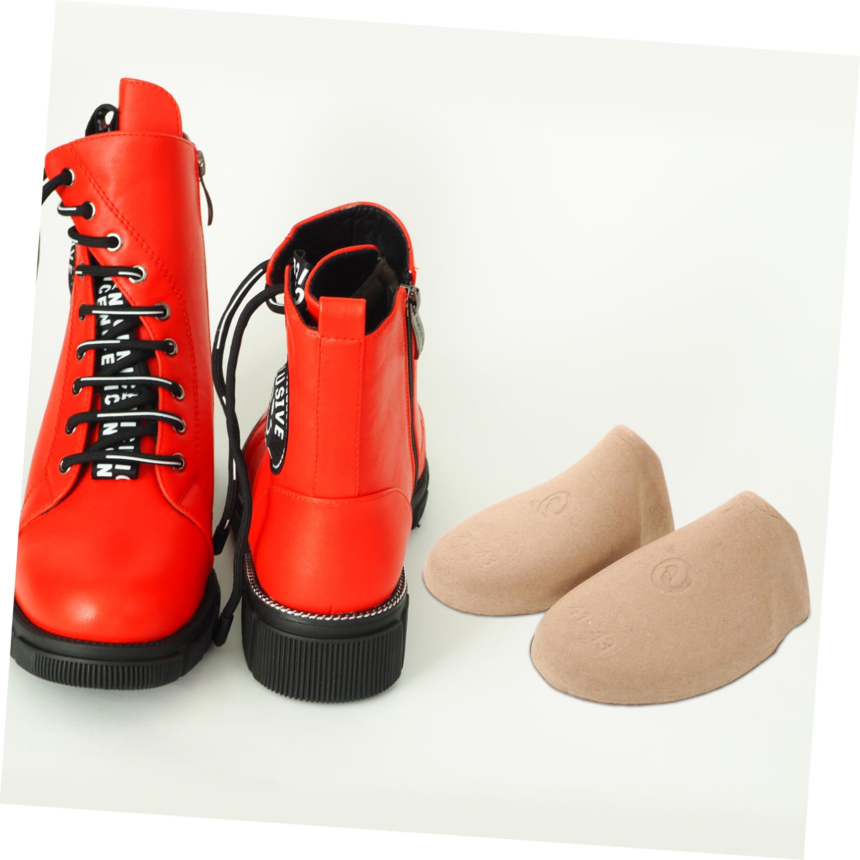 Angoily Inserto per Scarpe da Lavanderia a Secco 50 Paia Tendiscarpe in Polpa di Cellulosa Eu 41-43 Modellatore per Scarpe da Uomo Accessori per Prevenzione Rughe