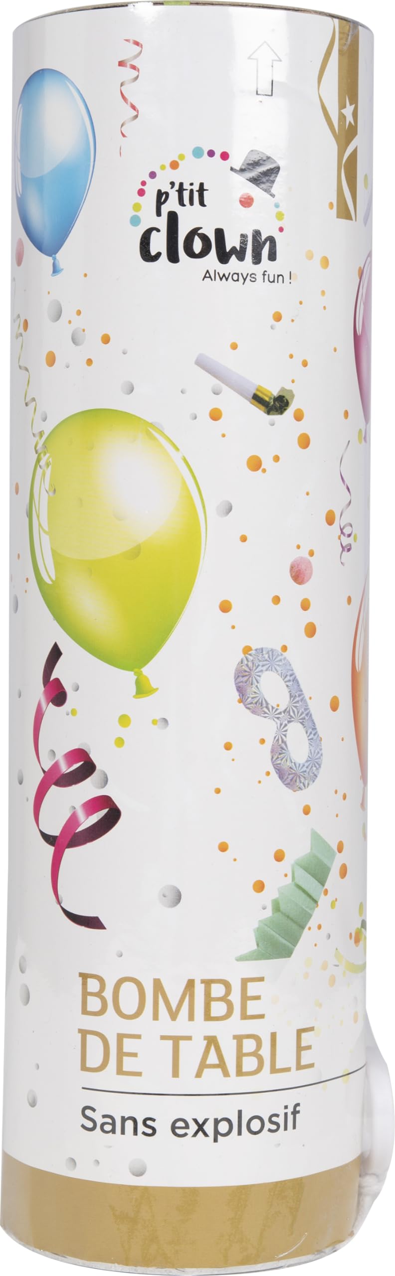 Bombe de Table surprise 24 cm PtitClown