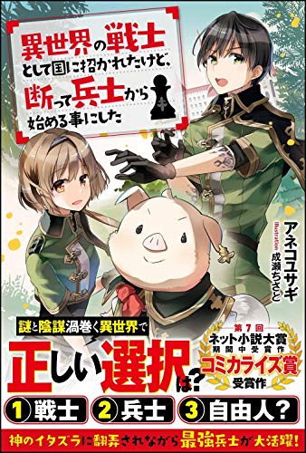 異世界の戦士として国に招かれたけど 断って兵士から始める事にした ツギクルブックス 書報 小説家になろう