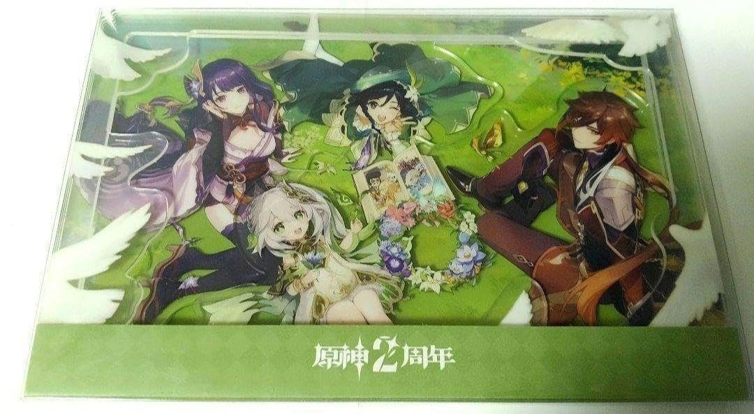 Amazon.co.jp: 原神 二周年記念絵 四層組み立て型アクリルスタンド 四 