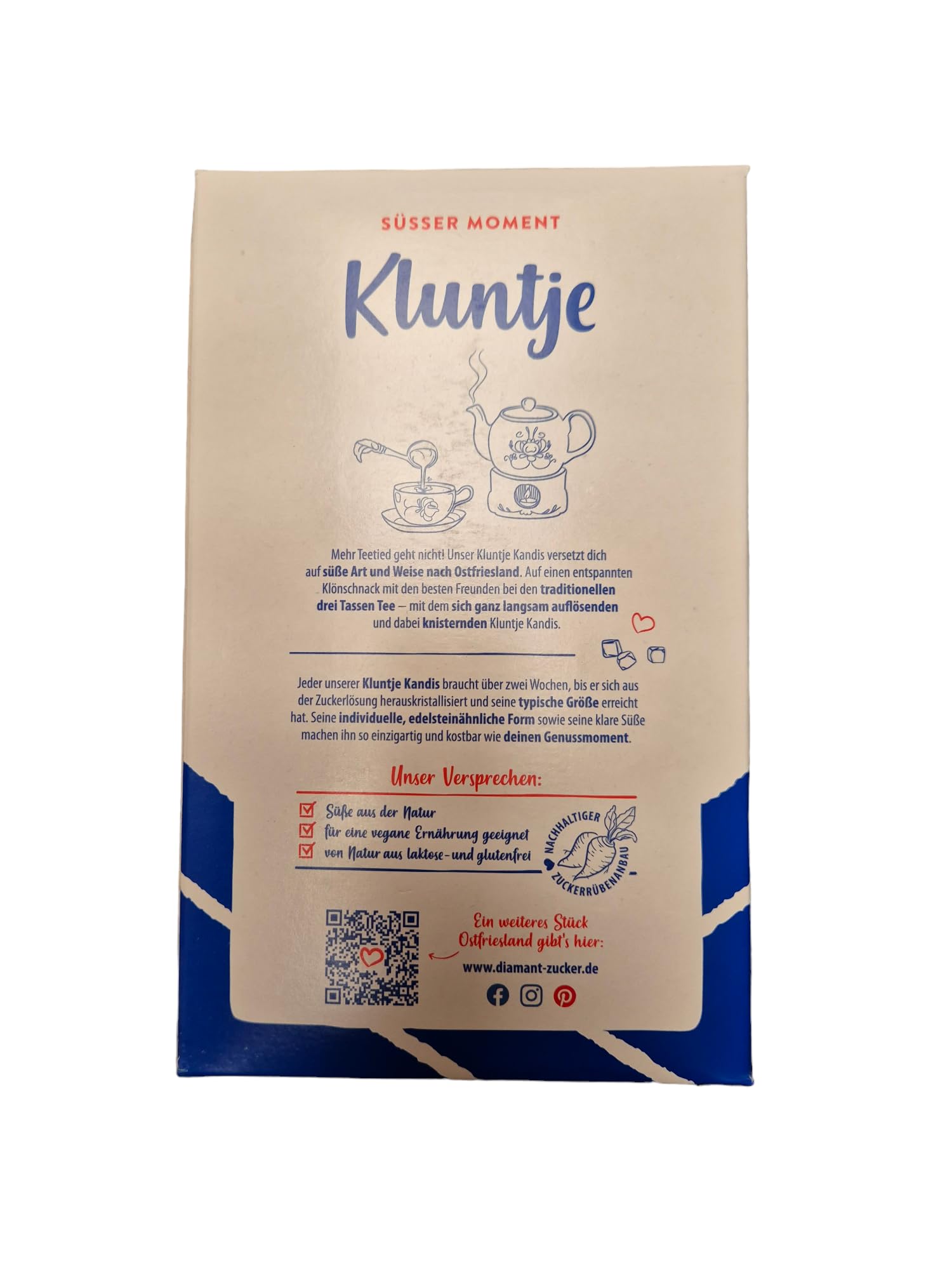 minafood Set für Kluntje Kandis weiß - 1kg