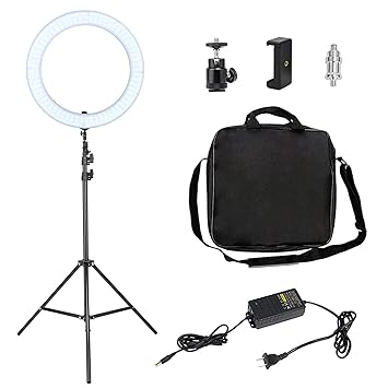 Maify 18 Inches Big LED Ring Light for Camera, Phone tiktok YouTube Video Shooting and Makeup, Stand and Light (18