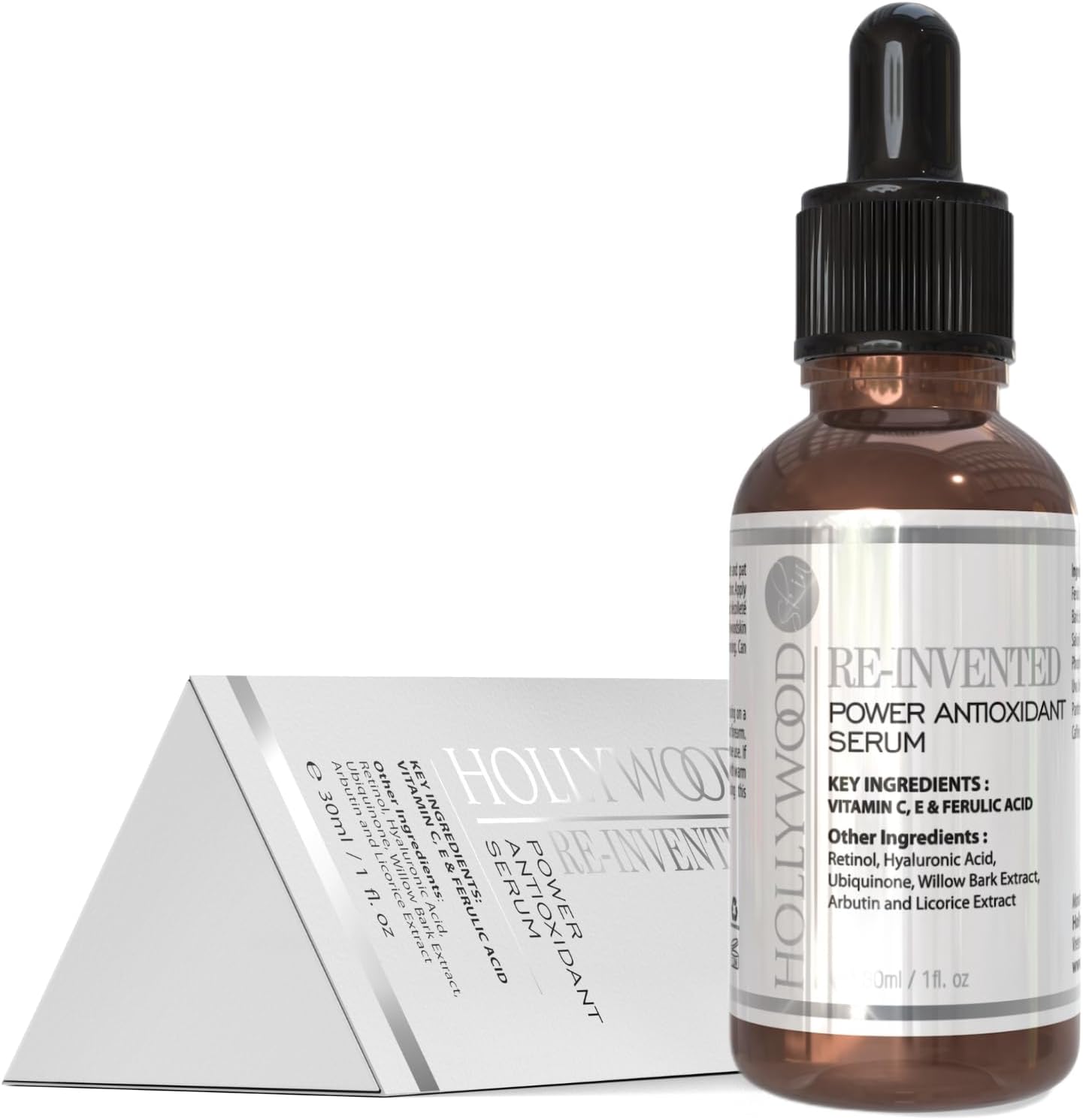 20% Vitamin C Serum for Men | 4X Strength | With 1.02% Ferulic Acid & 1% Vitamin E โ Powerful Anti-Aging Face Serum, Brightening & Hydrating Skincare โ Moisturizer for Wrinkles & Fine Lines โ 30ml