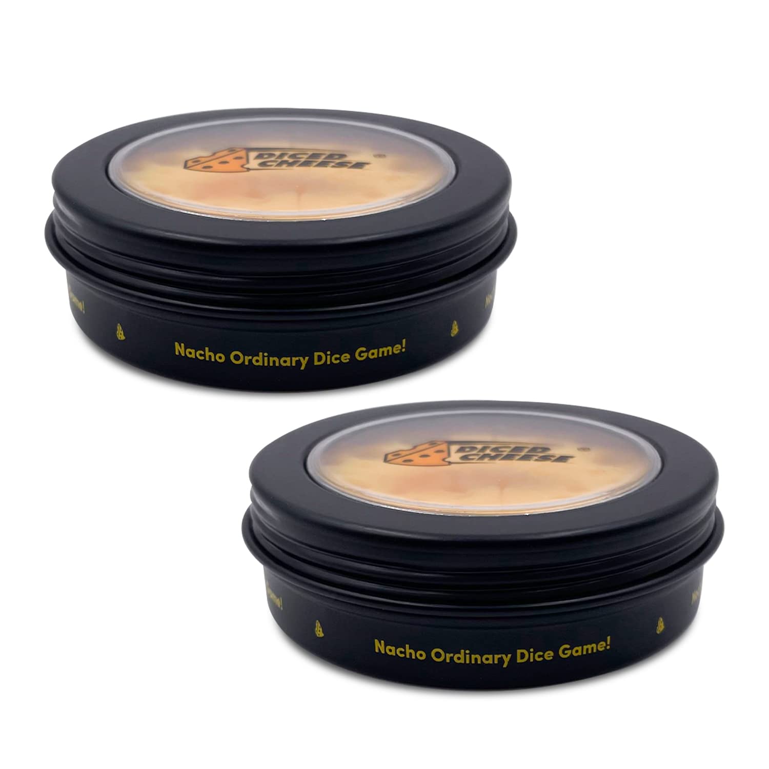 Diced Cheese - Game, Easy Family-Friendly Party Dice Games for Adults and Teens - 1-6 Players, 2-Pack