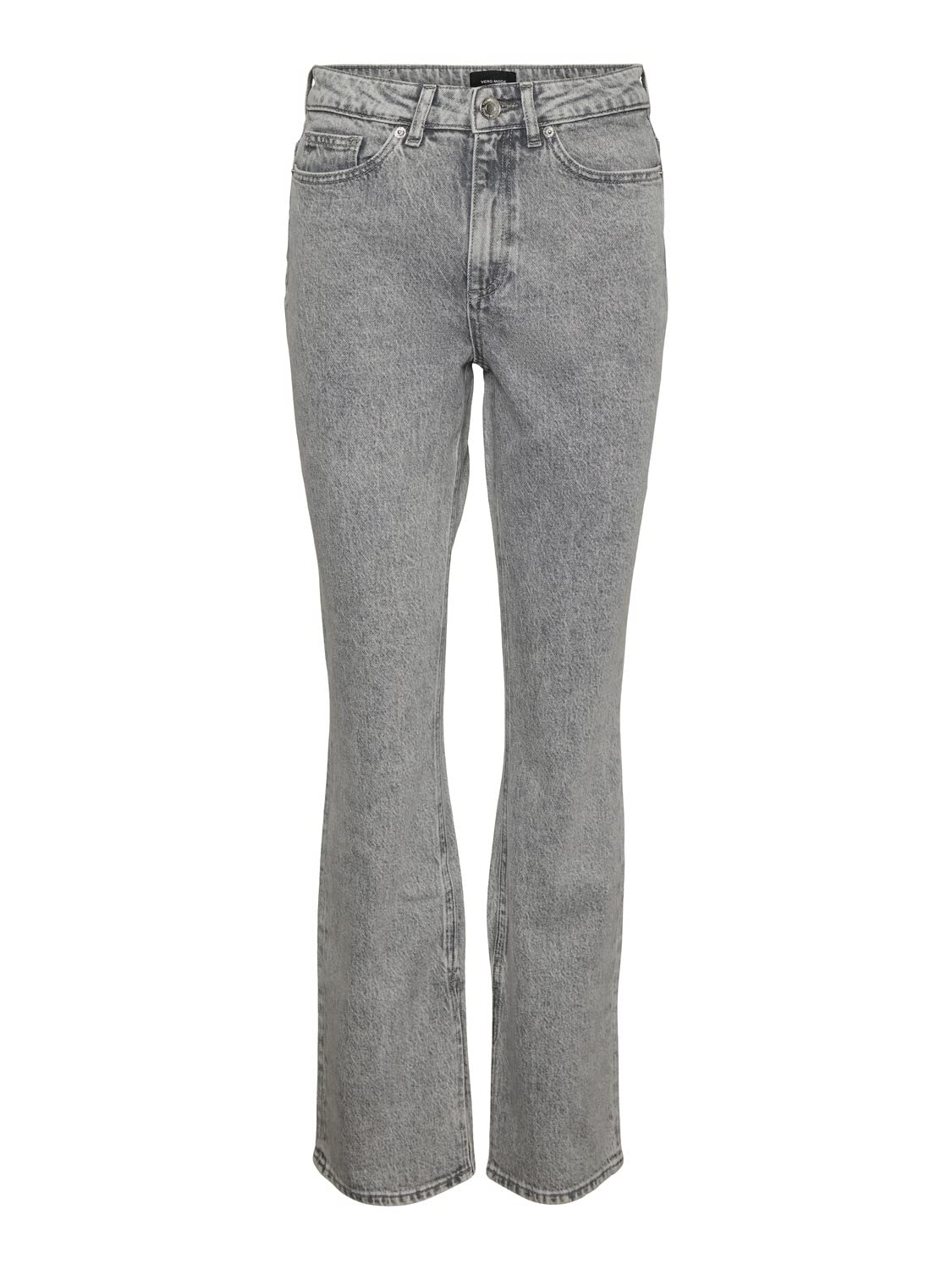 VERO MODA Women's Trousers, Medium Grey Denim, 25W x 30L