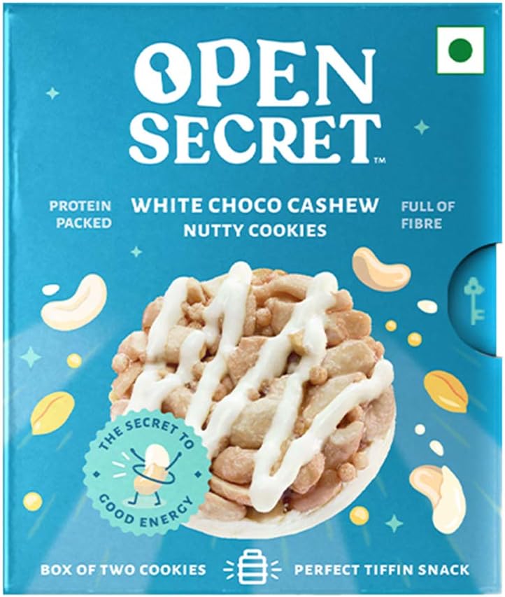 14 X White Choco Cashew Tiffin Box (2 Cookies per Box)