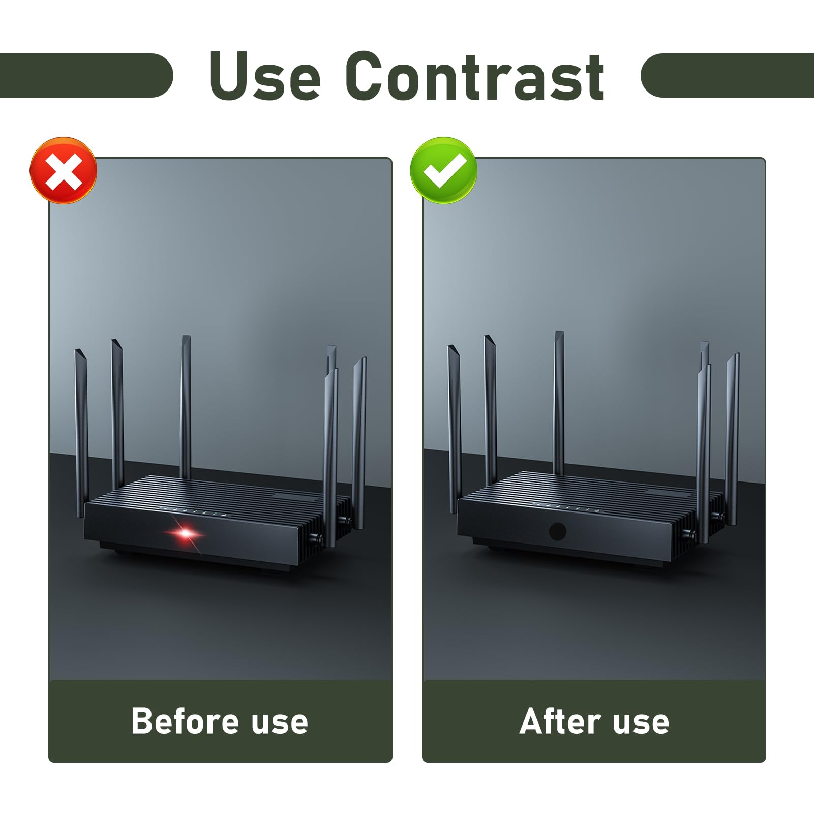 4 Sheets LED Light Blocking Stickers, Light Dimming LED Blackout Stickers for Routers TV, Alarm Clocks, Electronics - Image 4