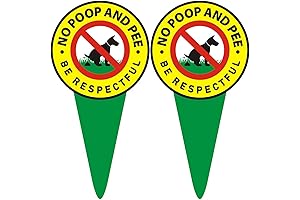No-Nonsense Poop Prevention: Keep Your Lawn Spotless with Our Caution Poop Signs