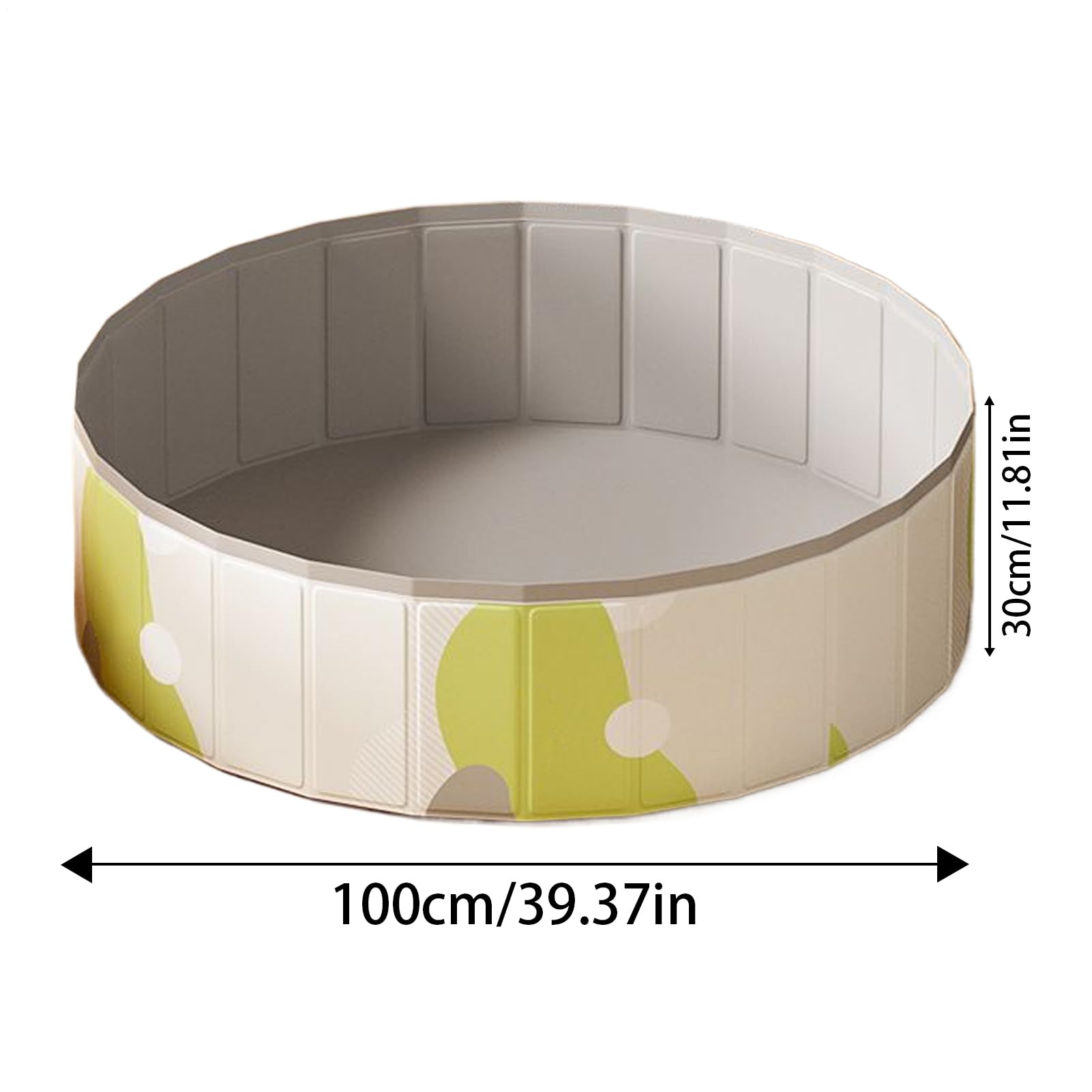 Piscine Pliable pour Chien Bassin Rabattable Portable pour Chiot