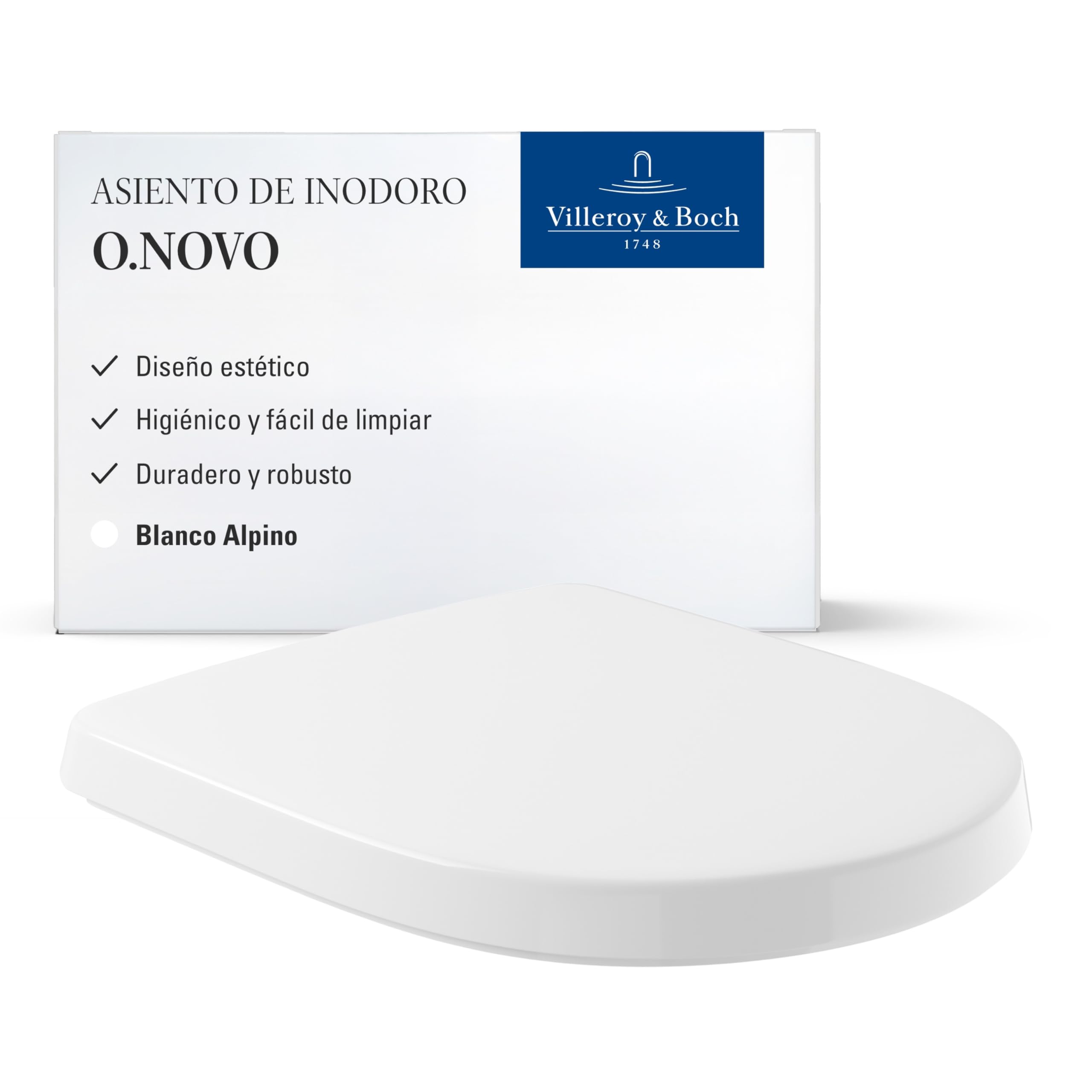 Villeroy & Boch 9M396101 - Asiento para inodoro