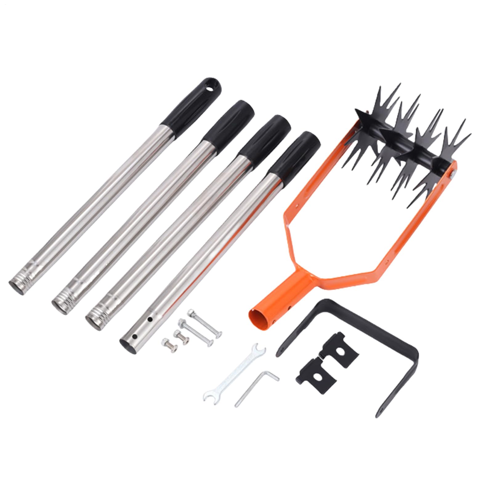 Strumento da giardino coltivatore manuale coltivatore rotante a mano per giardino coltivatore rotante coltivatore da giardino allentatore da terra per gli appassionati di giardinaggio, strumento per