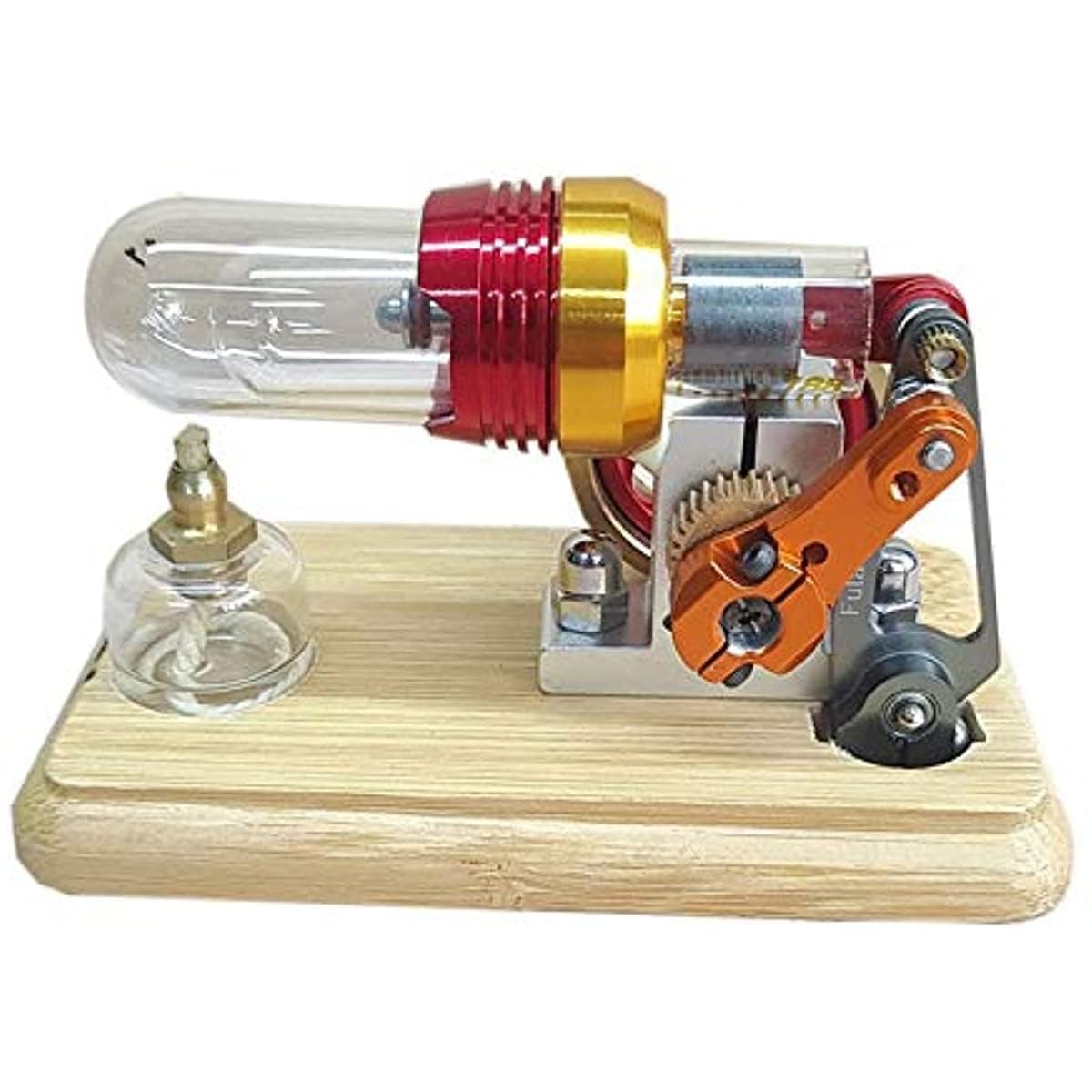 Stirling Modello di Motore a Vapore Scienza Fisica Insegnamento Stirling Decorazione Regalo di Compleanno, Esperimento Fisico