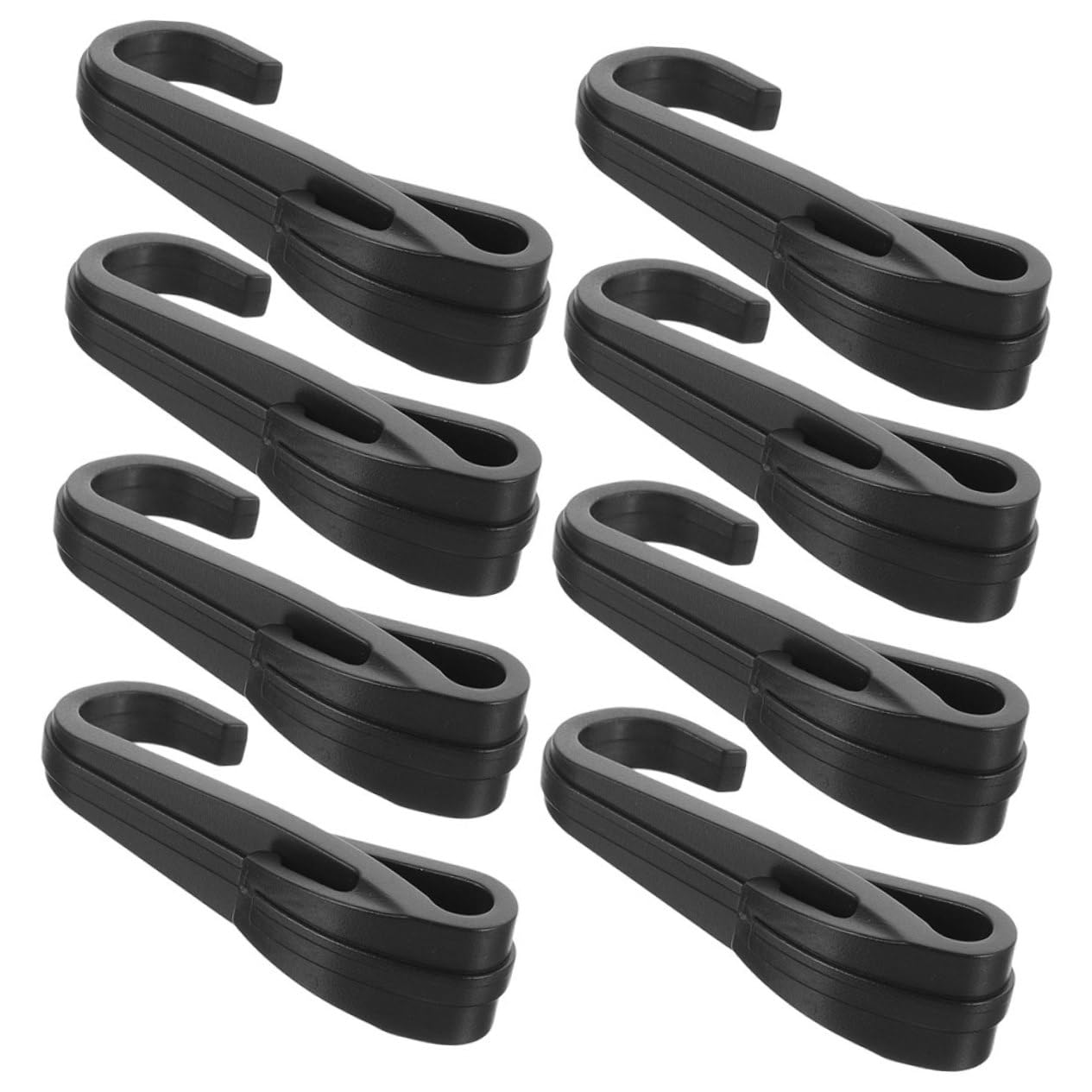 PRETYZOOM 20pièces Lot De Clips Casque Hard Hat Pour Lampe Frontale Crochet Léger Plastique Pour Fixation Sécurisée Accessoires Casque Sécurité Pro Chantier