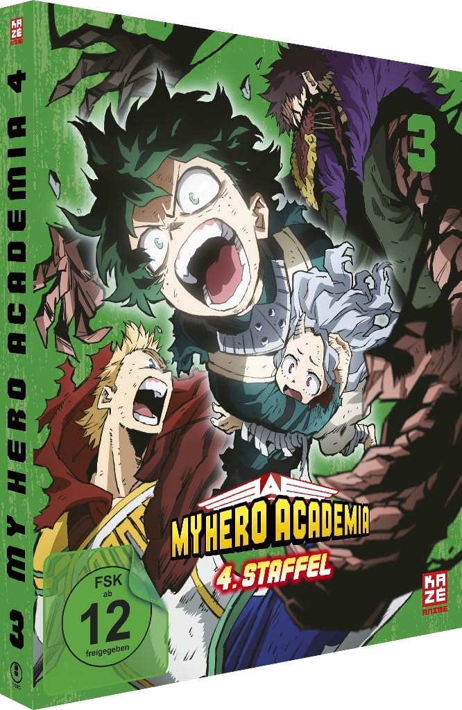 My Hero Academia DVD Vol. 3 de la cuarta temporada con la mejor calidad de imagen anime