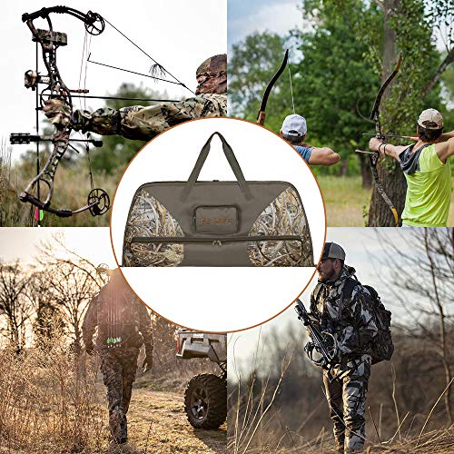 Mydays Compound Bow Case,Feigeer Camo Soft Bow Case With Thick Protective Foam Padding For Archery Accessories,41” (Camo, 41”) #TOP5