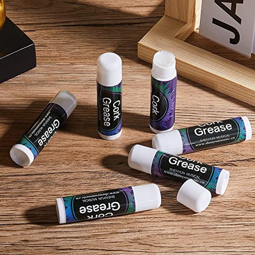 10 Pcs Pieces Cork Grease For Clarinet Flute Grease Lubricant Tube Clarinet Cleaning And Care Product Woodwind Instruments Accessory For Saxophone Clarinet Flute Performer Supplies Instrument Swab #TOP5