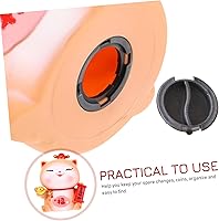 Vista 6 de ibasenice Hucha de gato de la suerte, hucha japonesa Maneki Neko Fortune Cat ahorro de dinero, banco de monedas, figura de gato de la suerte Feng