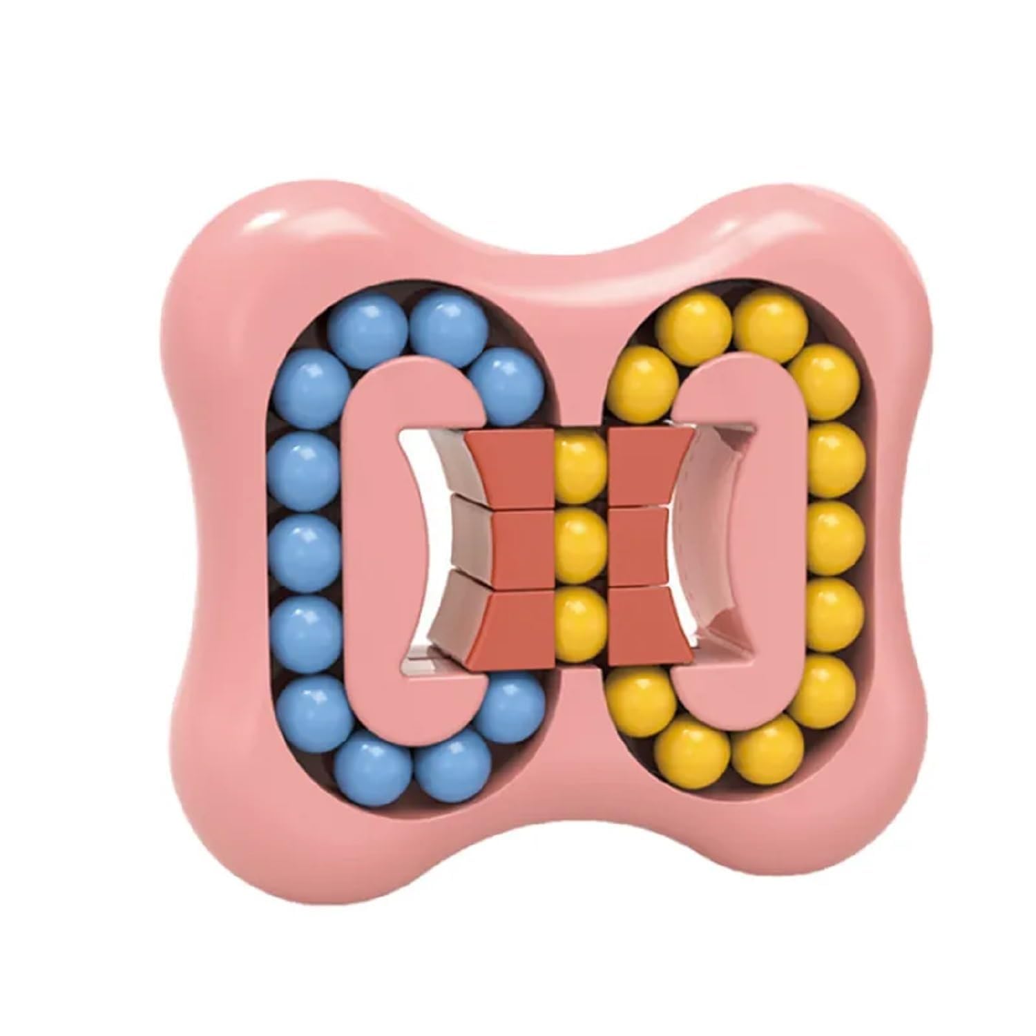 DIKUJI ENTERPRISE 4 PCS Rotating Magic Beans Decompression Educational Toys Children Fingertip Magic Cube Toys for Playing Kids (Square Pink) (B0D3BZ34ZC) Amazon Price History, Amazon Price Tracker