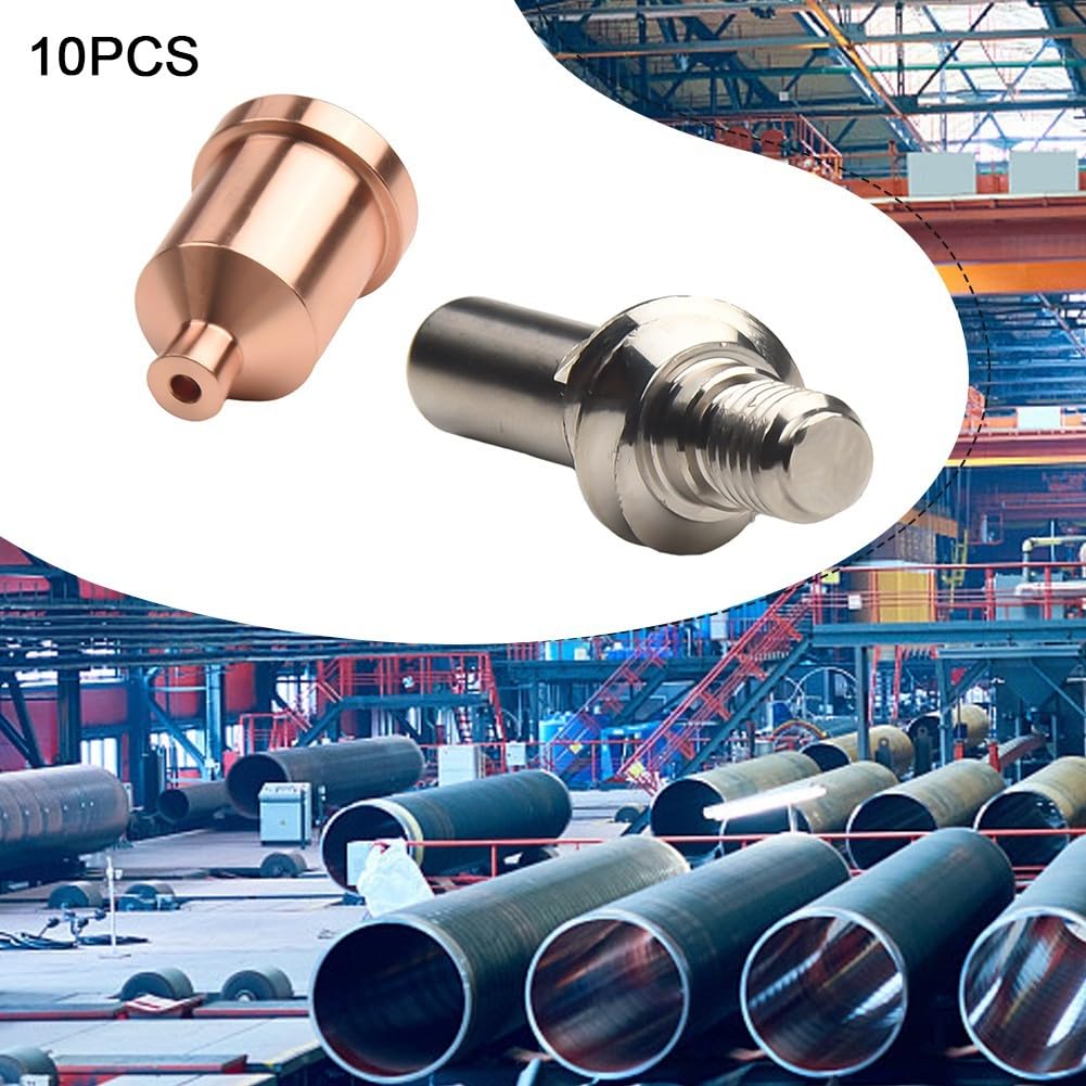 LC105 Plasma Kit Electrode KP2845-1 Embouts KP2845-8 pour Tomahawk 1538 Cutter Torch Consommables 10 Pièces