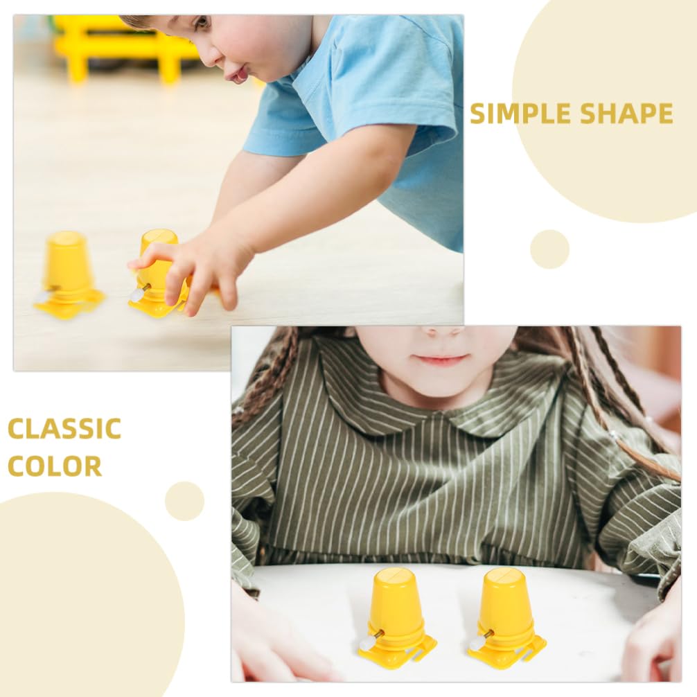 VALICLUD 10pcs Wind Up Walking Mechanical Feet Plastic Clockwork Movement for DIY Crafts, Model Cars, Robot Toys, Clay