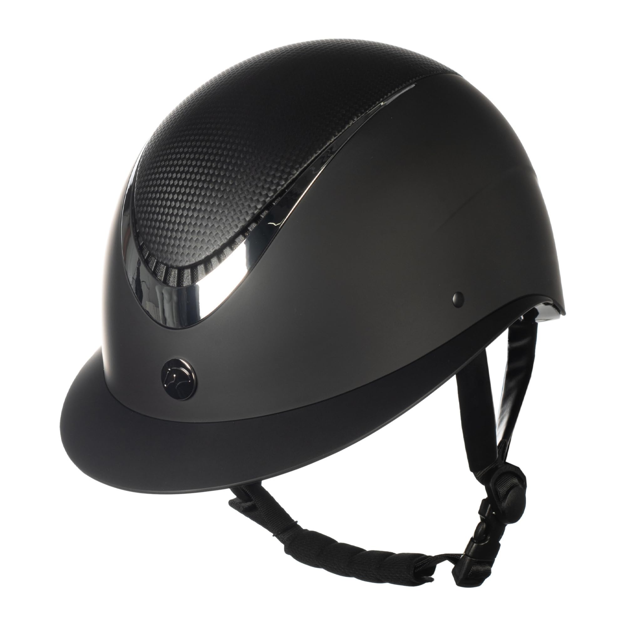 HKM Unisex Alarion Kask jeździecki Black/Silver S (52-54 cm)