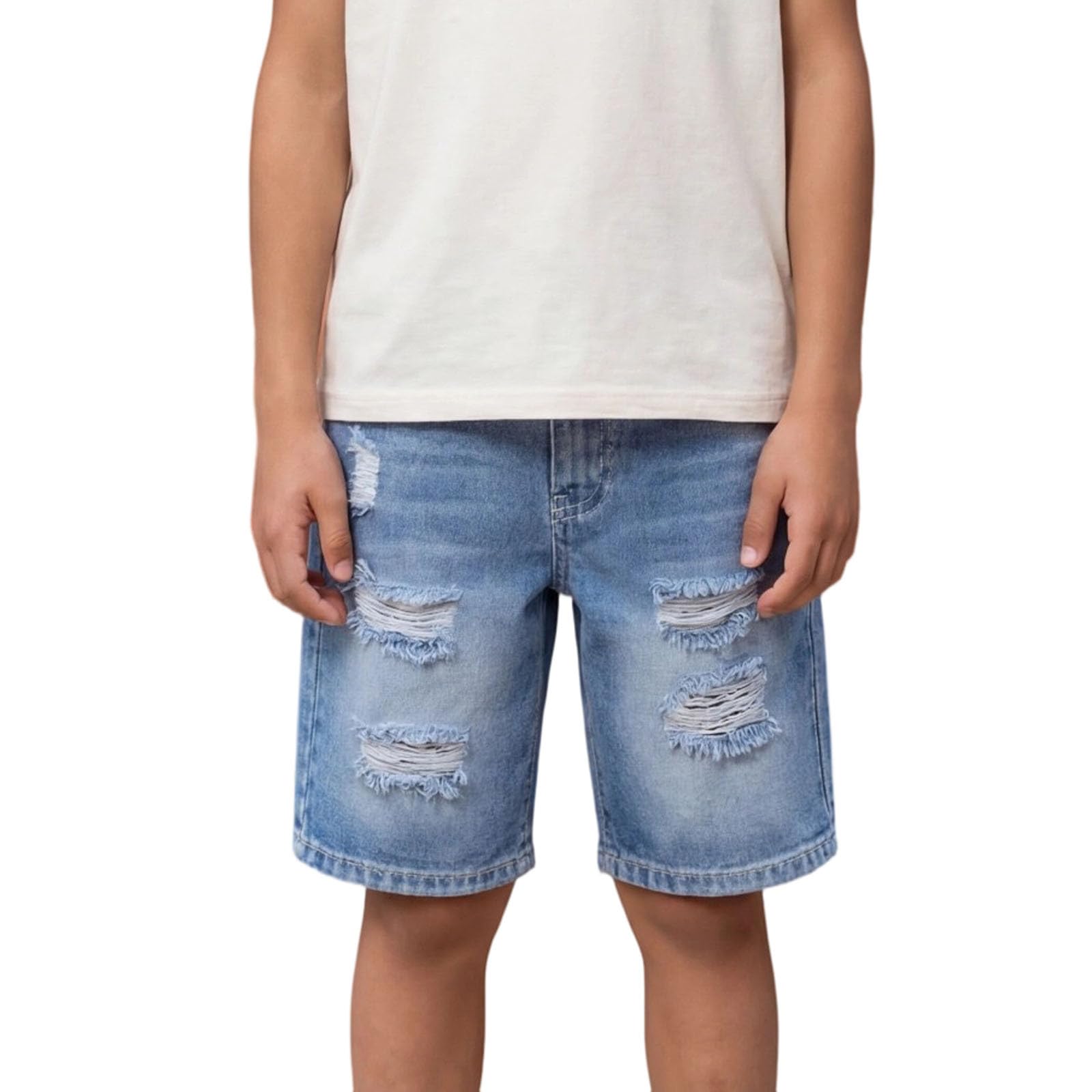 Pantalones cortos vaqueros para adolescentes que buscan la máxima comodidad en un corte clásico tejanos 7