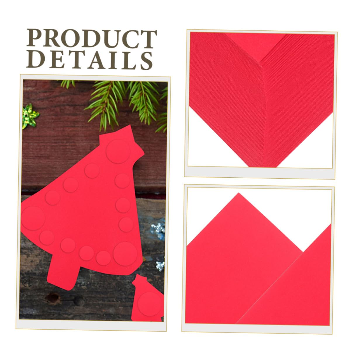 100 Blatt Roter Bastelkarton A4 Papier zum Basteln Robustes Kartonpapier für Einladungskarten und Partydekoration