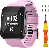 Vista 8 de NotoCity Correa de reloj de repuesto de silicona suave para Garmin Forerunner 35, compatible con Garmin Forerunner 35 Smartwatch