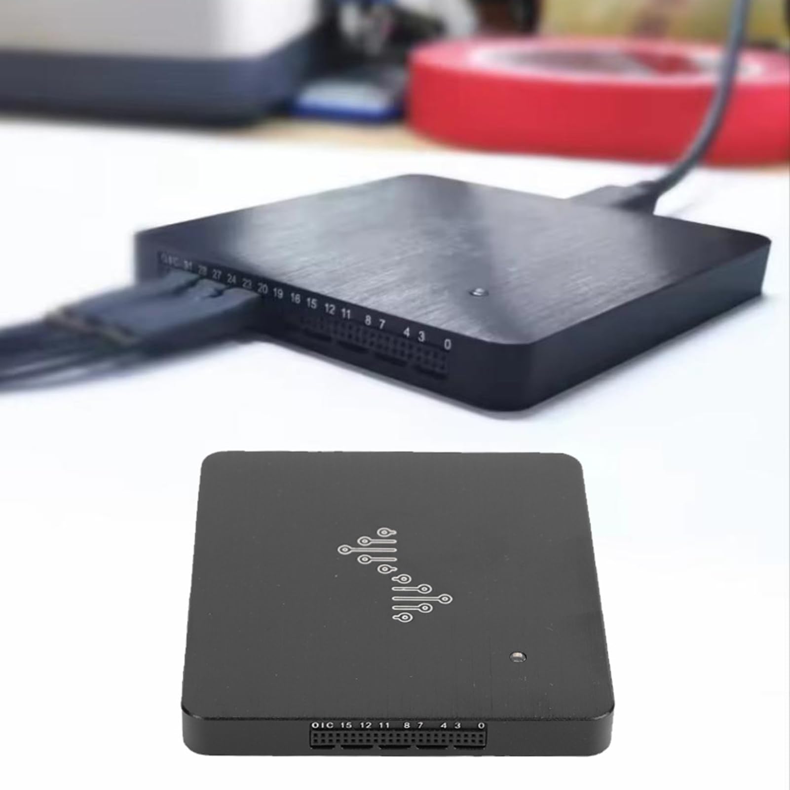 Akozon Analizador Lógico USB, Capturador de Señales de 16 Canales 100 MHz