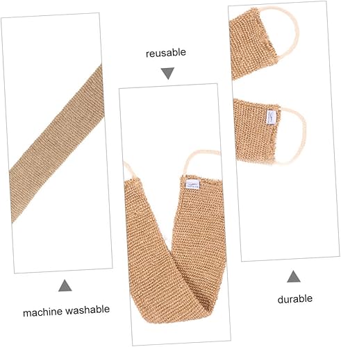 Miniatura 2 de Beavorty Esponja de limpieza de barra de baño Esponja corporal Esponja de baño para cuerpo Mango extra largo Cepillo de espalda de lufa Correa de