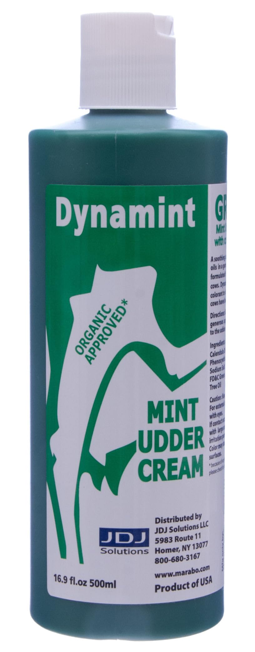 DYN500-GR Dynamint Mint Udder Cream Green, 500ml