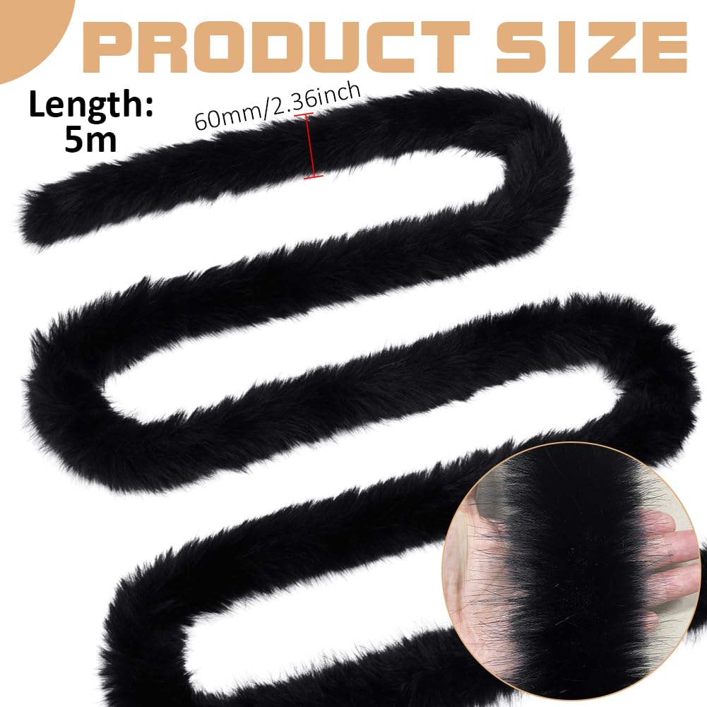 WADORN 5.4 Yards Marabou Feather Boa - Image 3
